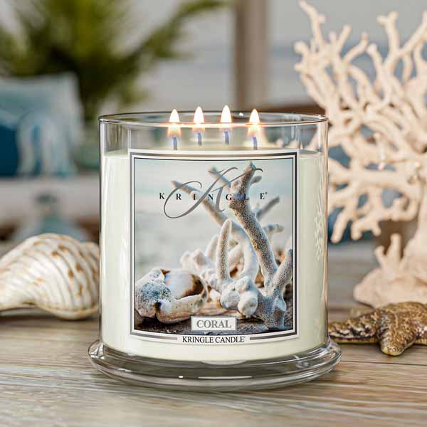 Coral XL Jar 4-Wick | Soy Candle