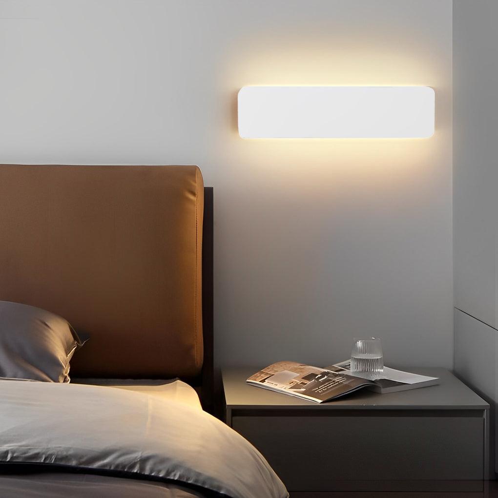 270 Rotatable Adjustable Rectangular Strip LED White Nordic Wall Lamp