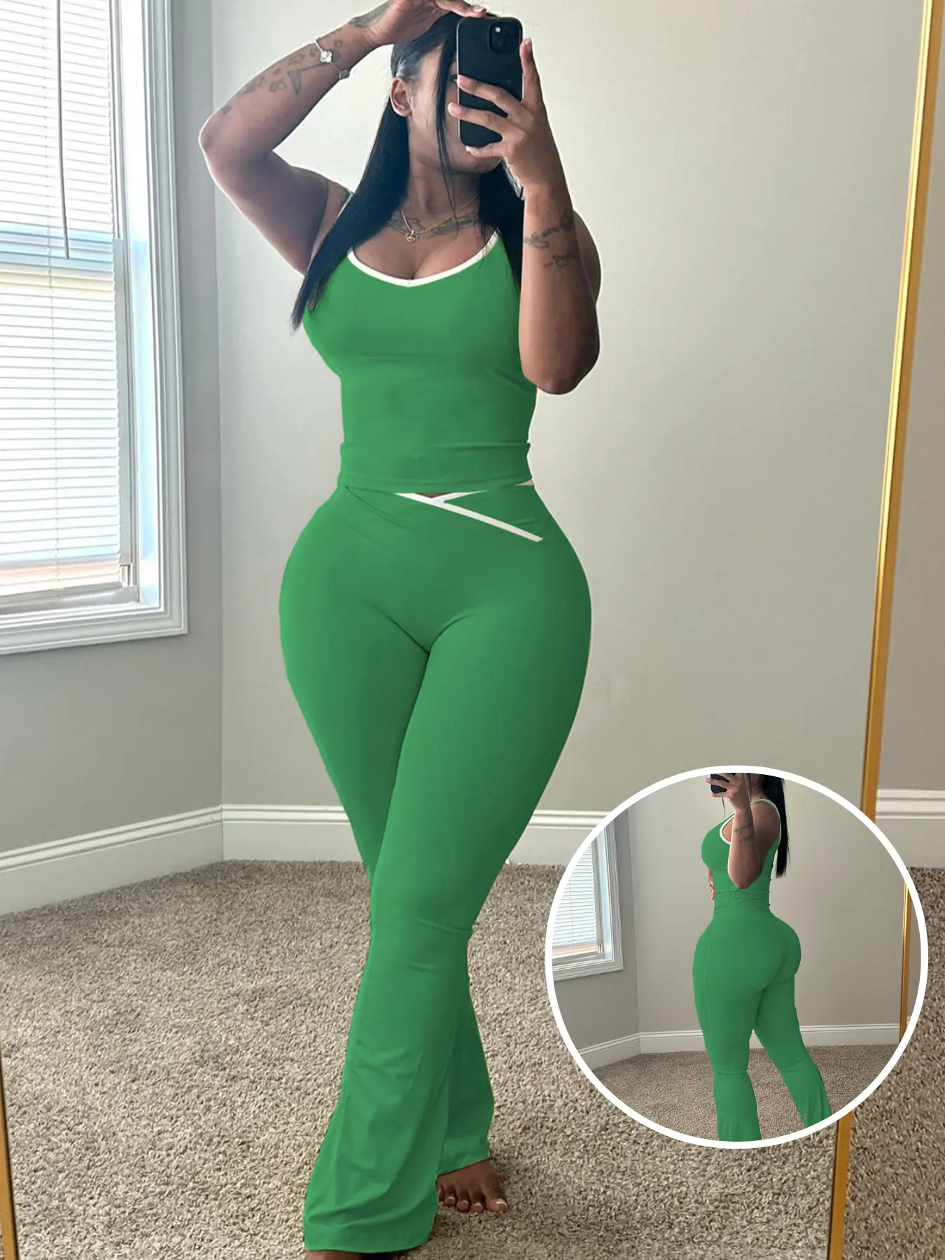 Women's Sleeveless Gym YogaOutfit