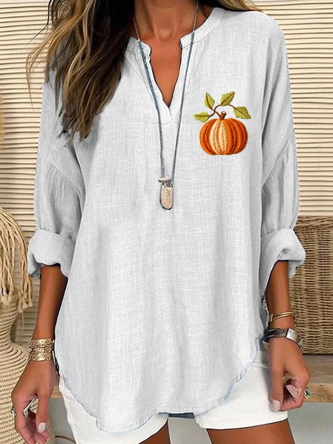 Women's Fall Pumpkin Thanksgiving Shirt