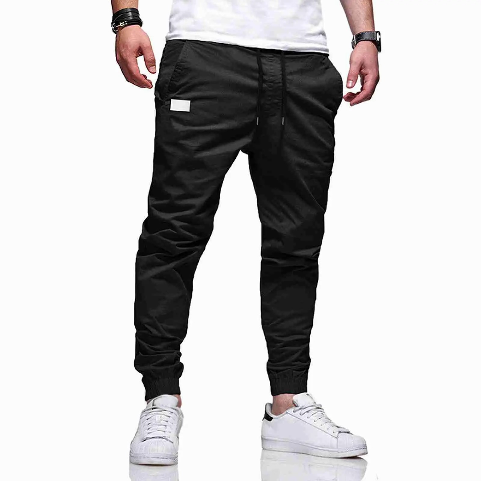 Men’s Casual Jogger Pants 3-Pack – Lightweight Drawstring Streetwear Sweatpants