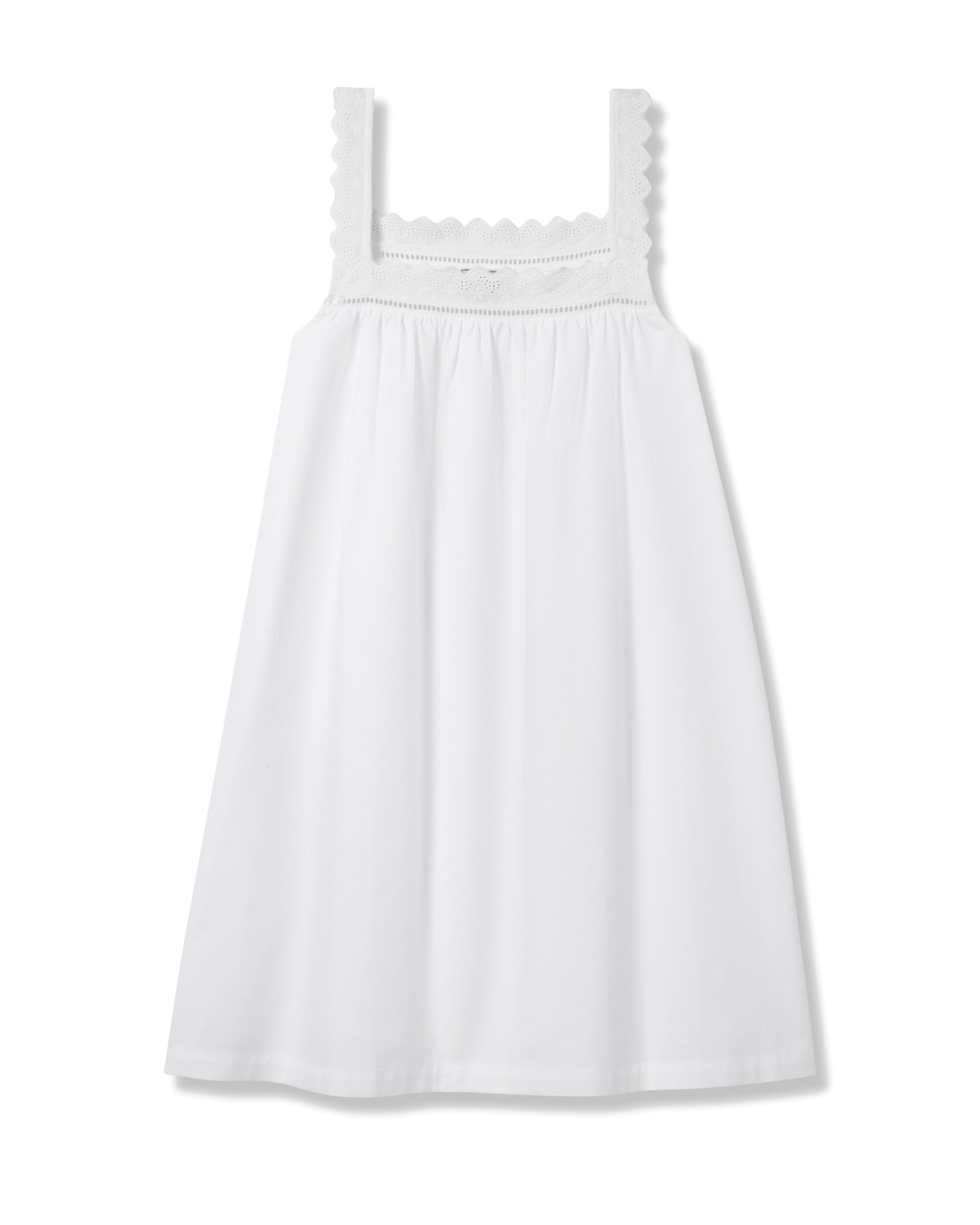 Women's Twill Esme Nightgown in White