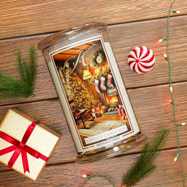 Vintage Christmas Large Jar | Soy Candle