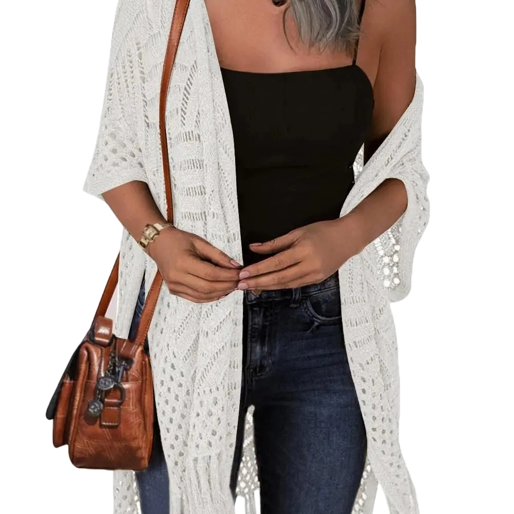 Women's Open Front Kimono Cardigan
