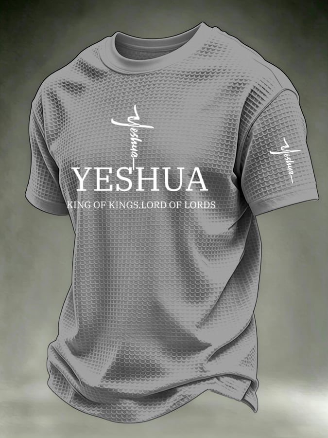 Men's “Faith” waffle knit T-shirts