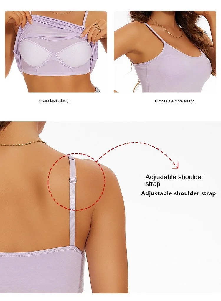 Underwired Padded Sling Bottoming Shirt
