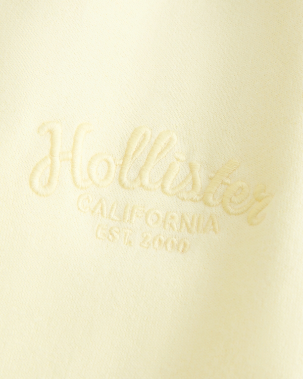 Hollister Feel Good Wide-Leg Logo Graphic Sweatpants