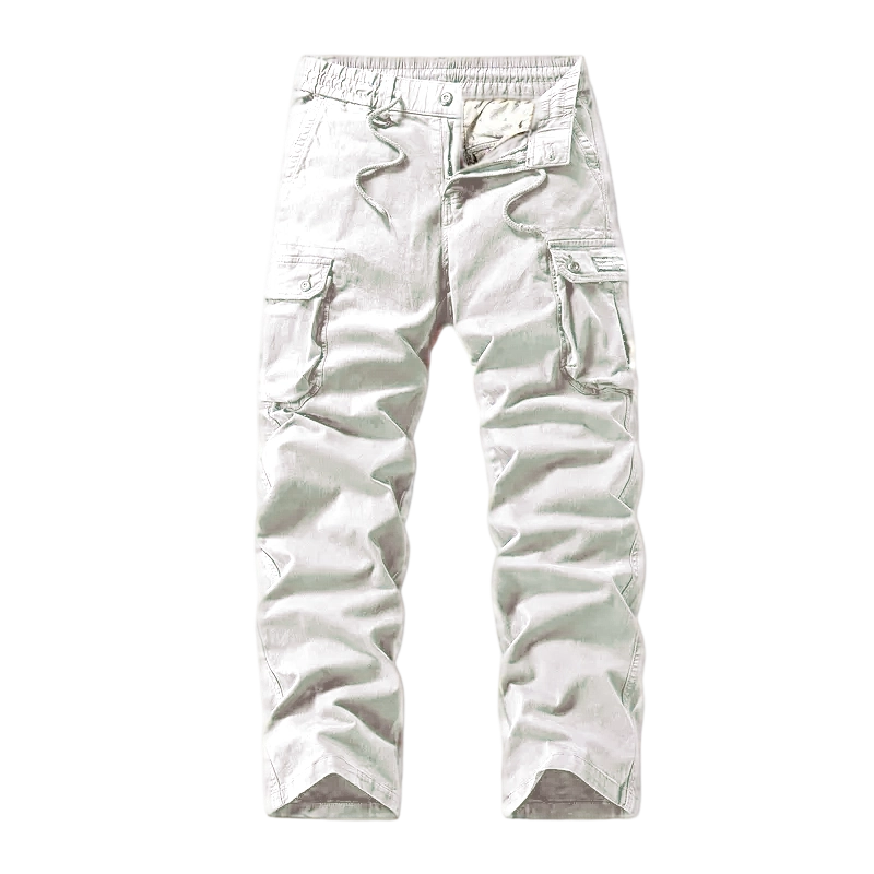 Vintage Washed Tapered Work Pants – Classic Everyday Fit
