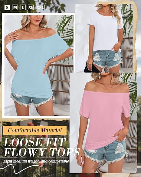 Women’s Everyday Solid Color Basic Tee – Casual Short Sleeve Shirt