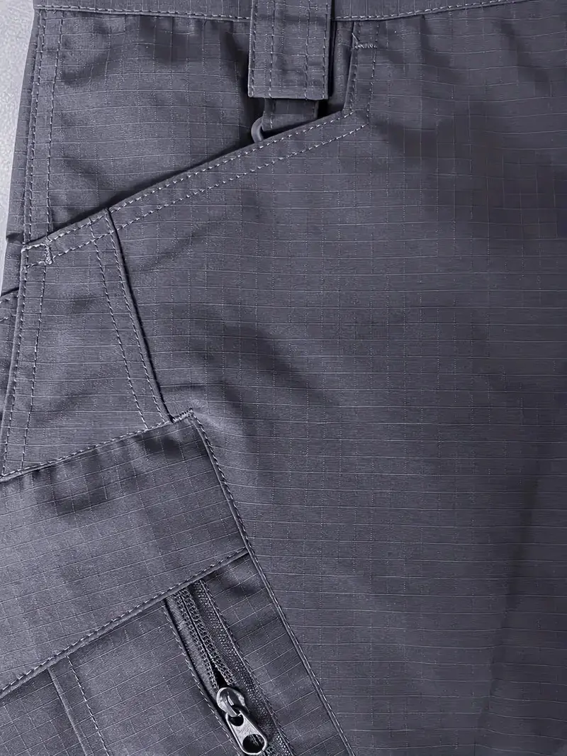 Men's Tactical Cargo Pants — Combat-Inspired Versatility, Mid-Rise Elastic Pull-On Design, Multi-Pocket Configuration