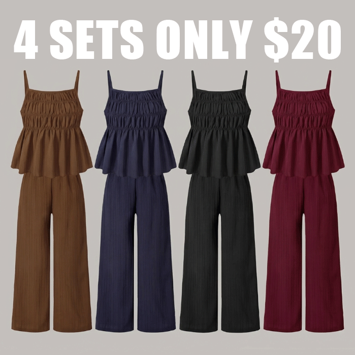 Women's Effortless Cami & Wide Leg Pants Set