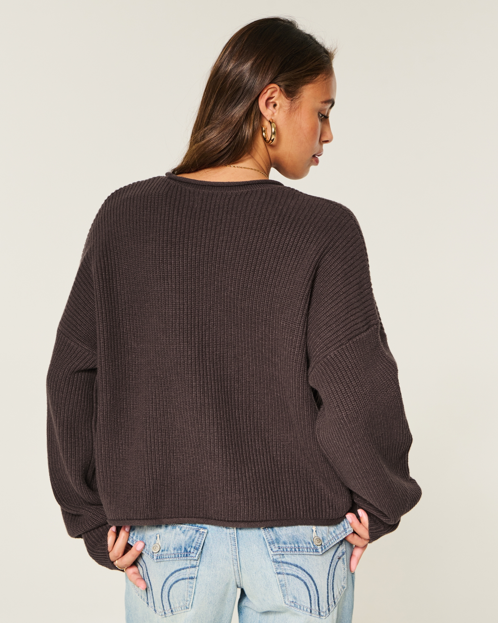 Easy Rollneck Crew Sweater