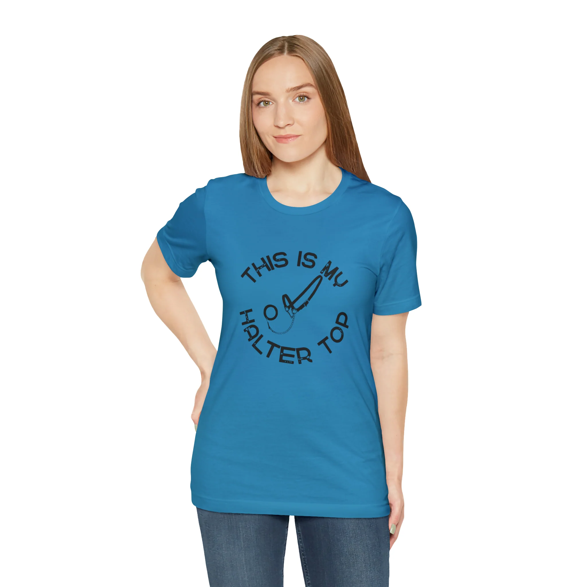 This is My Halter Top Unisex Jersey Short Sleeve Tee