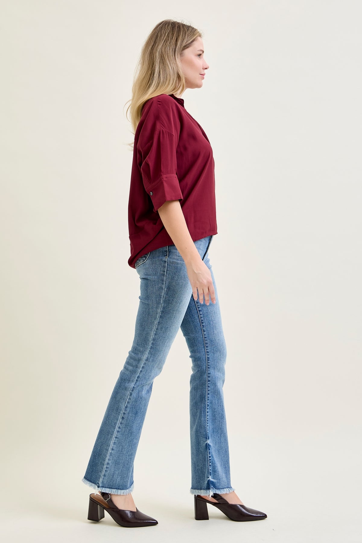 Daisy Bootcut with Fray Hem