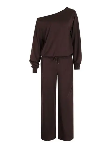 Women Off the Shoulder Long Sleeve Jumper & Pants 2 Piece Set