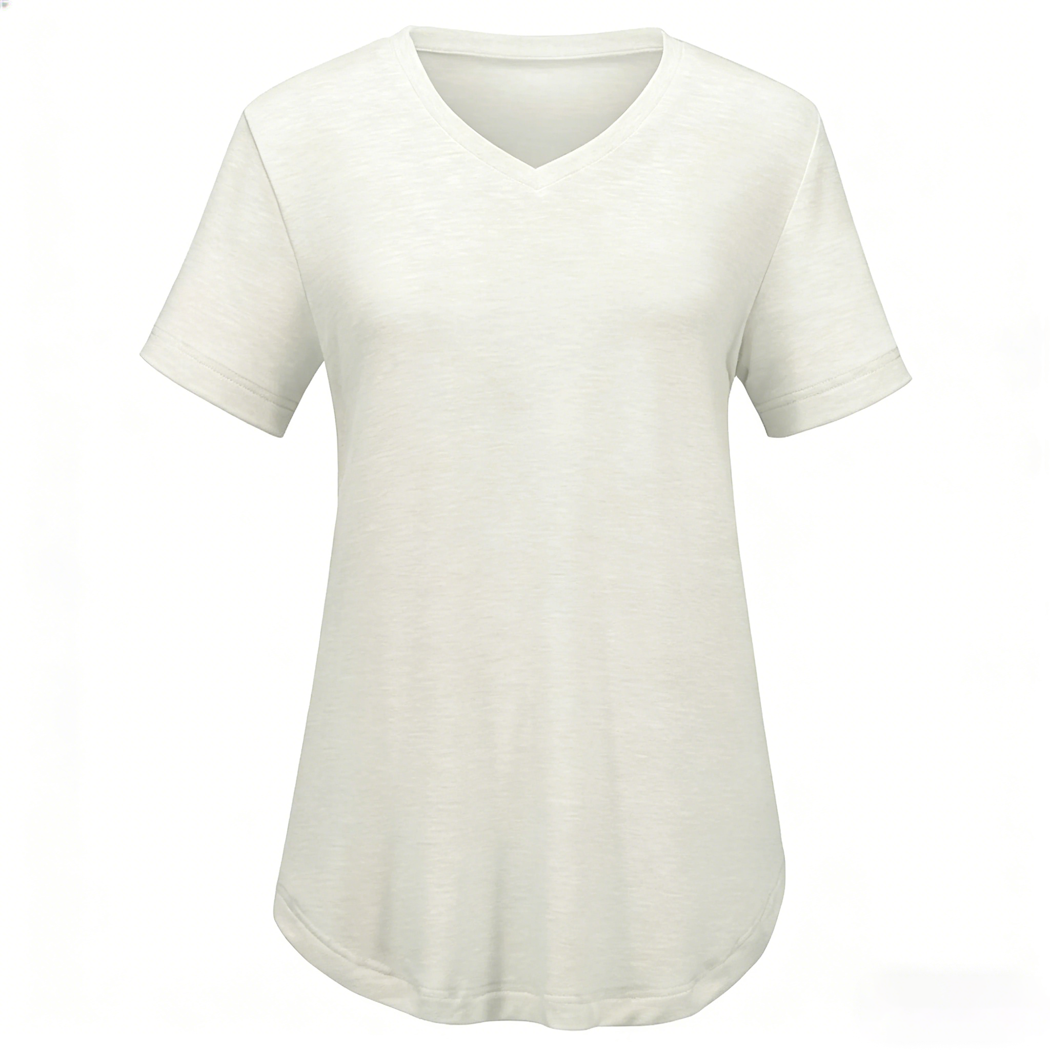 Women's Casual V-Neck Short Sleeve Tees