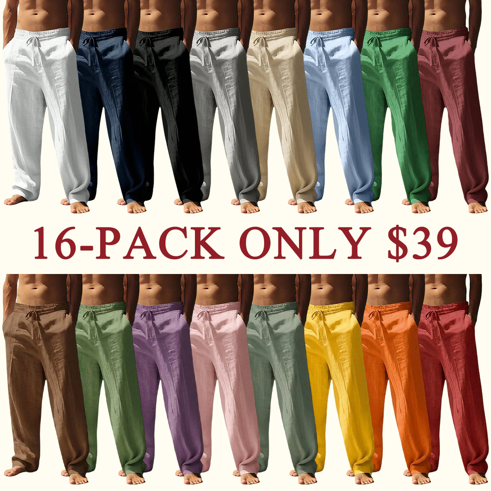 Men's Straight-Leg Casual Pants🍃