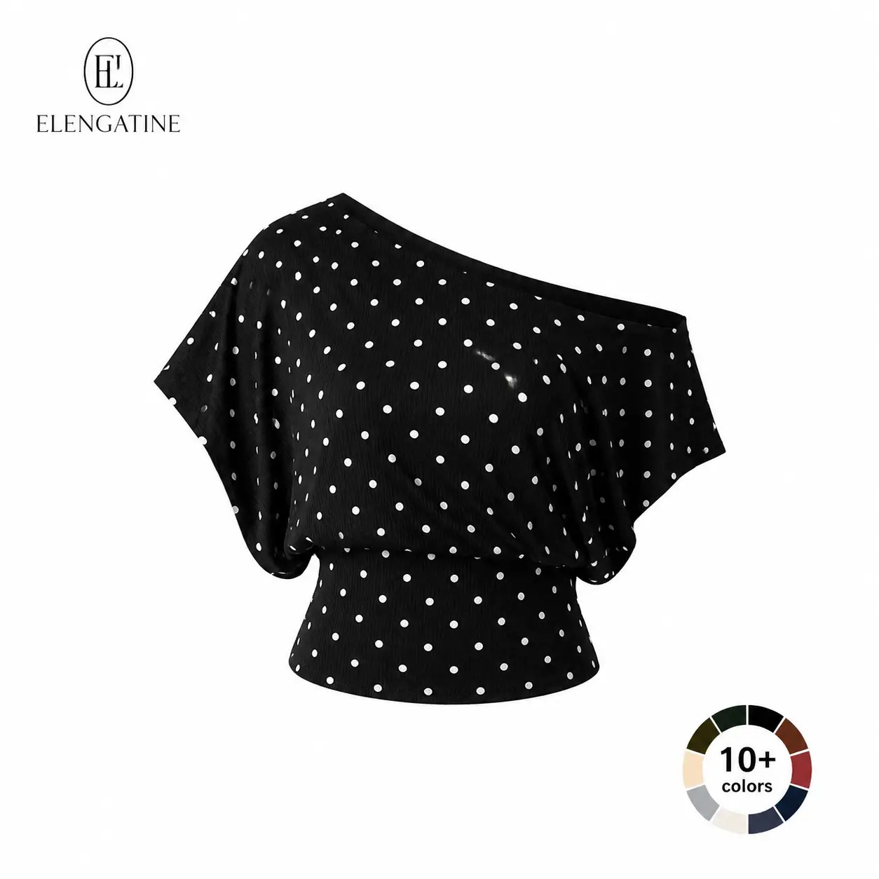 This Week's Special Price✨Women's One Shoulder Y2K Crop Top - Soft Stretchy Slim Fit Short Sleeve Casual Going Out Tee💥