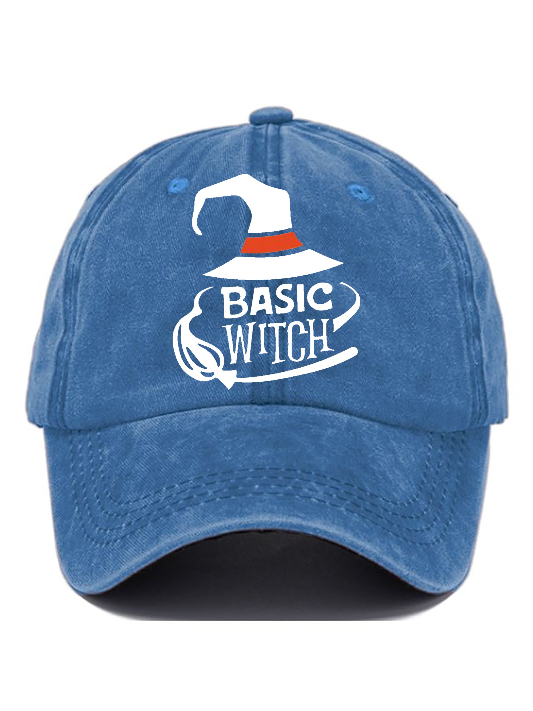Halloween Witch Print Baseball Cap