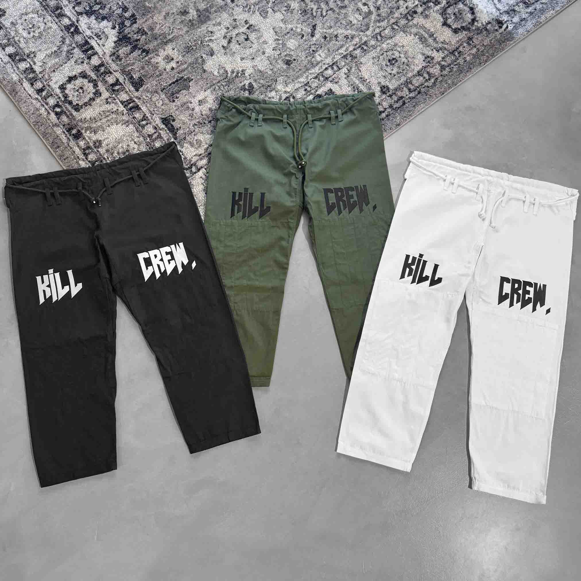 KILL CREW WOLF GI BOTTOM - BLACK