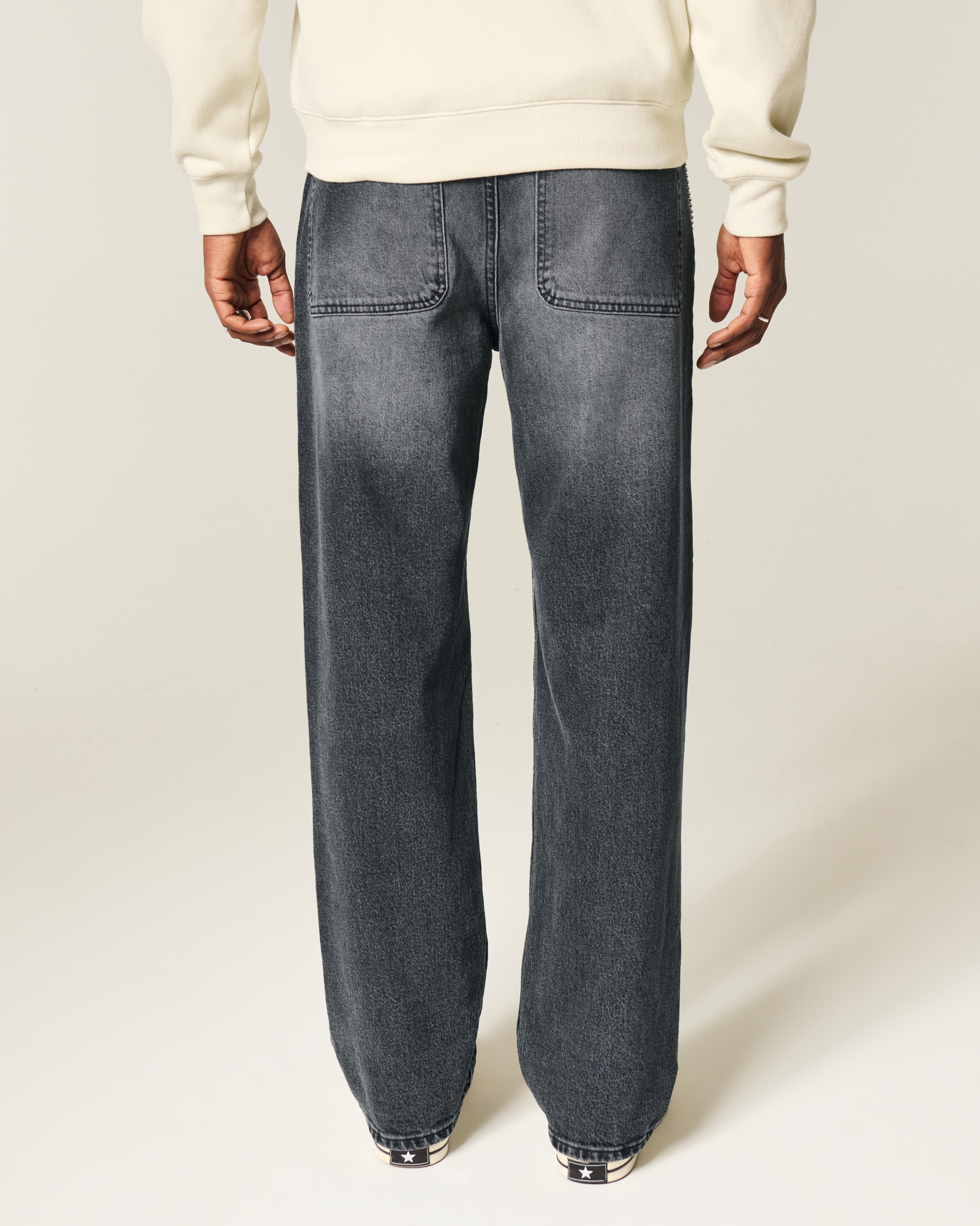 Light Wash Baggy Jeans