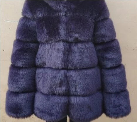 CALINE | Manteau Glamour En Fourrure