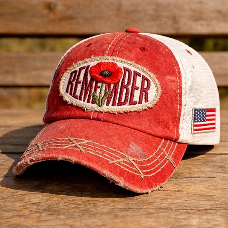 Unisex Casual Red Friday Print Hat