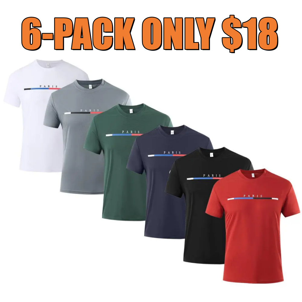 Men's 6-Pack Graphic Tees Short
