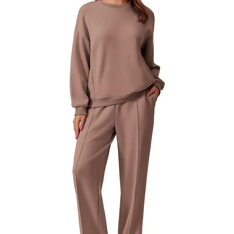 🔥Women's Casual Two-Piece Long-Sleeve Sweatshirt Set🔥