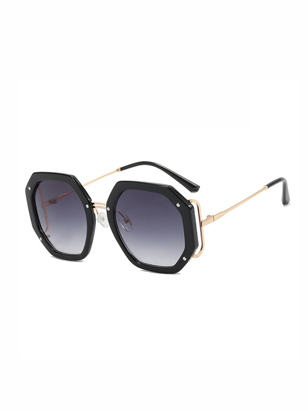 Geometric Sun-Protection Sunglasses Accessories