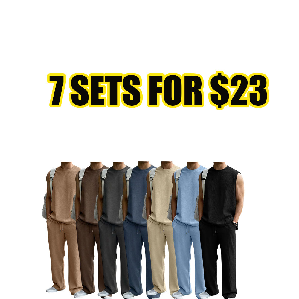 Men's Ribbed Vacation Set