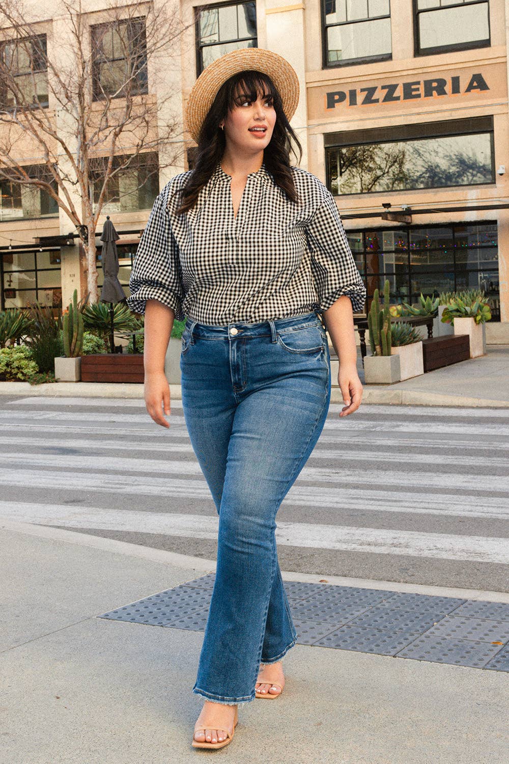 Loveret Full Size High Rise Slim Bootcut Jeans