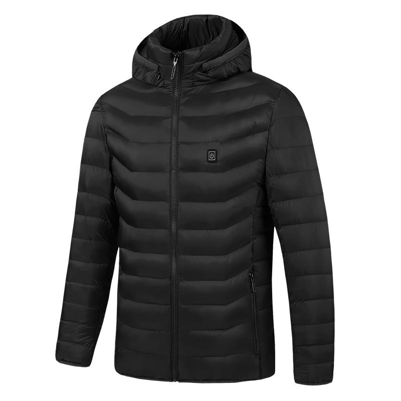 Men’s Heated Waterproof Vest – 9 Heating Zones, Full-Zip Winter Outdoor Vest