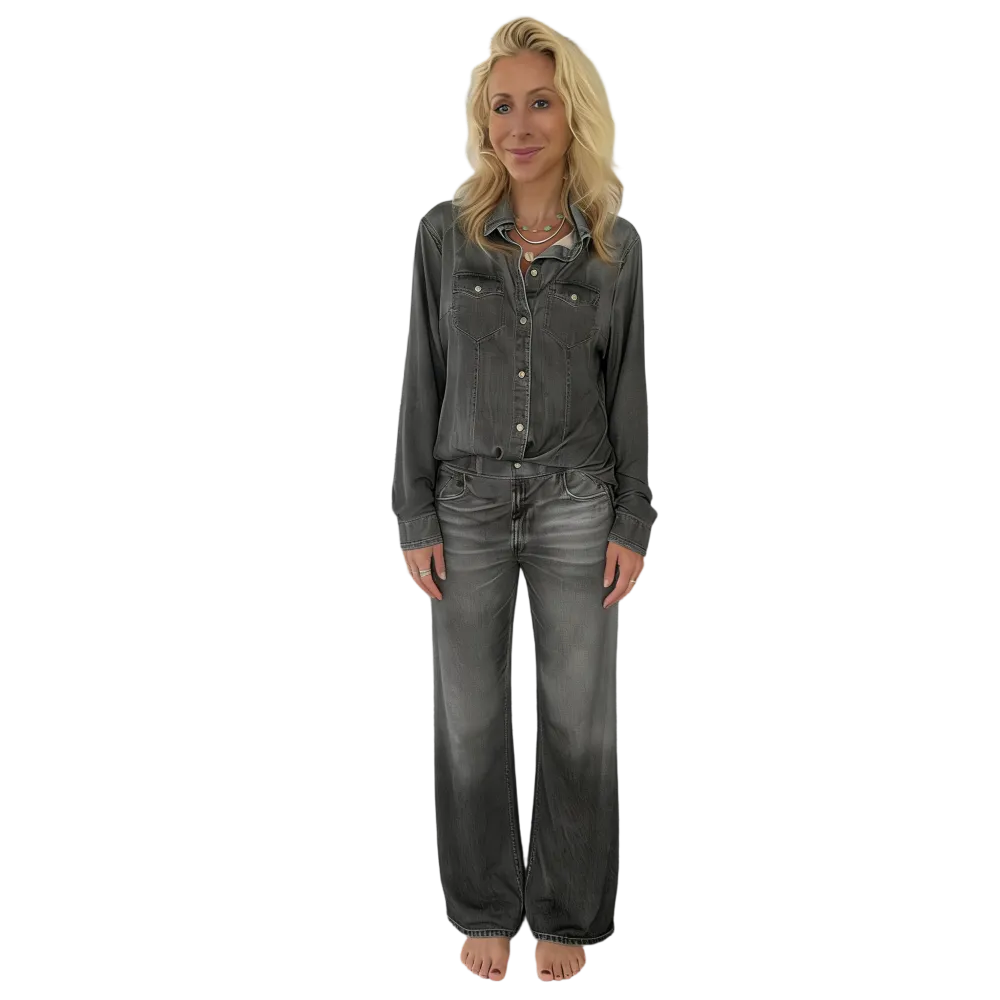 Denim Dreams Pajama Set