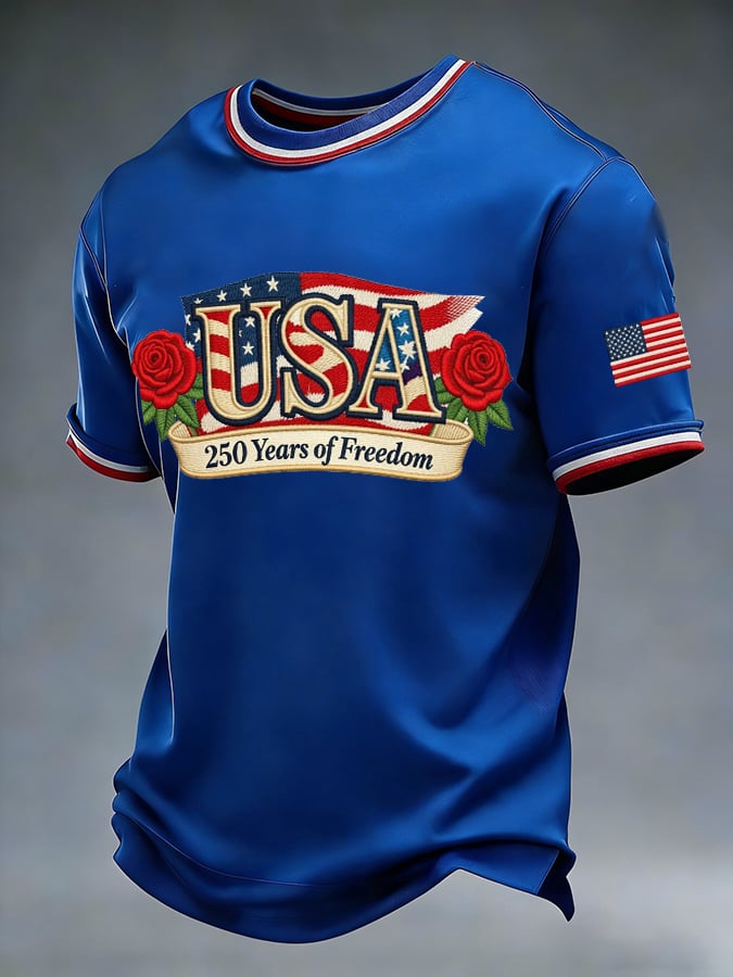 Men's 250th Anniversary Printed T-shirt