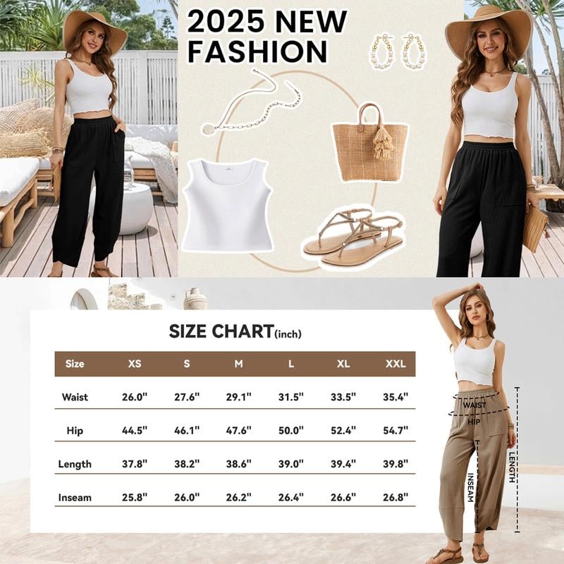 🏆LAST DAY SALE 49% OFF💥Women's Baggy Wide Leg Palazzo Pants