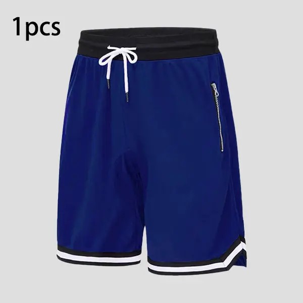 Men’s 6-Pack Athletic Shorts with Zipper Pockets – Breathable Lightweight Gym & Running Shorts