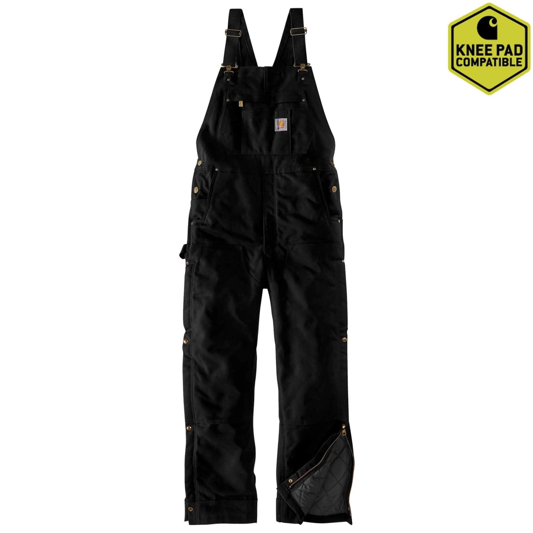 CHT Firm Duck Loose Fit Insulated Durable Canvas Bib Overalls 104393