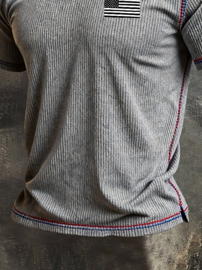 Men's Retro Color-Block 