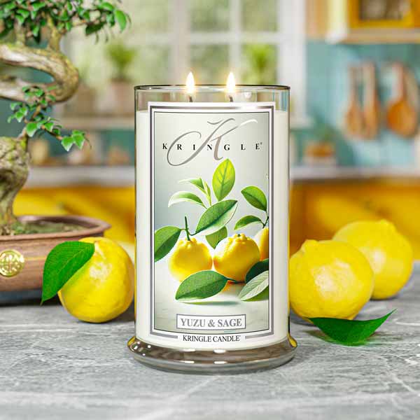 Yuzu & Sage Large Jar NEW! | Soy Candle