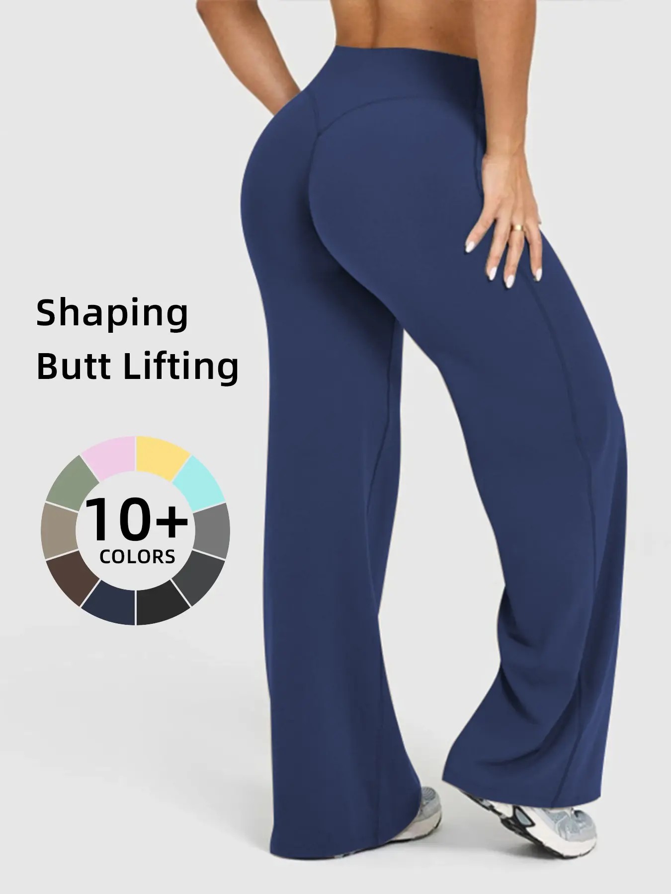 Women's Casual Wide Leg Sport Pants, Casual Sporty Trousers
