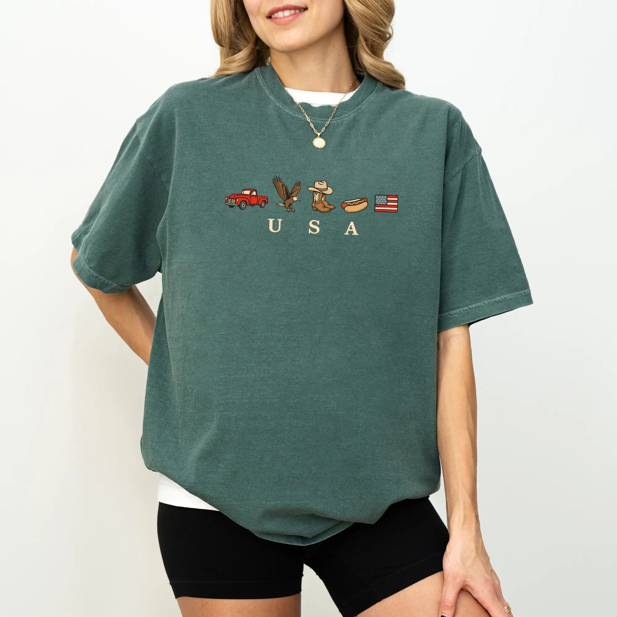 🇺🇸 Vintage USA Patriotic Graphic T-Shirt