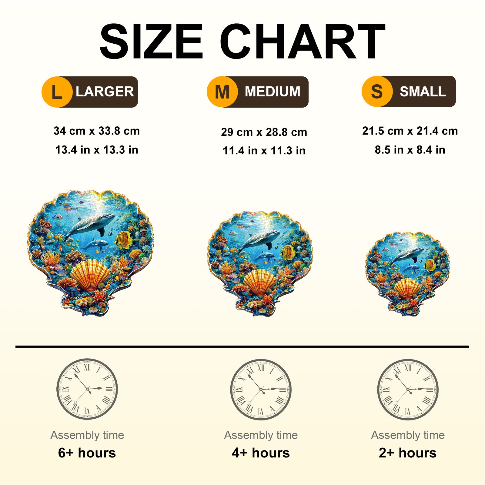 Underwater World - Shells Wooden Jigsaw Puzzle