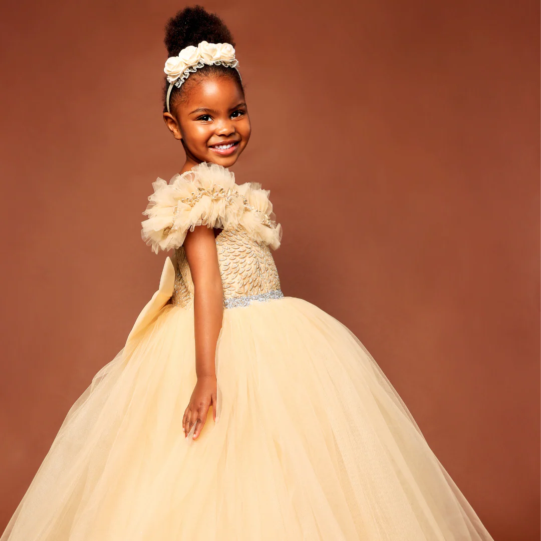 Honey Gold Cinderella Dress