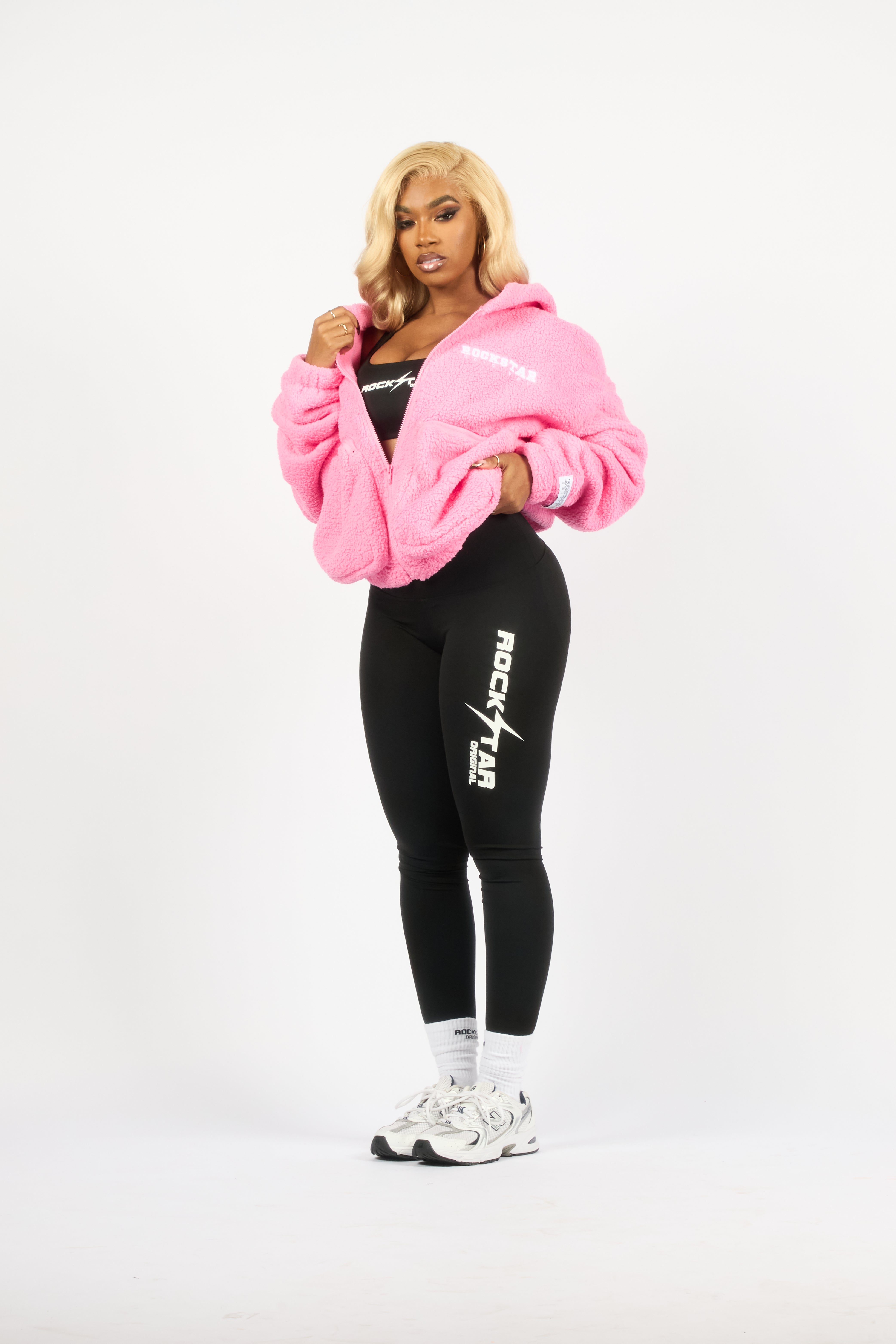 Lonia Pink Sherpa Jacket