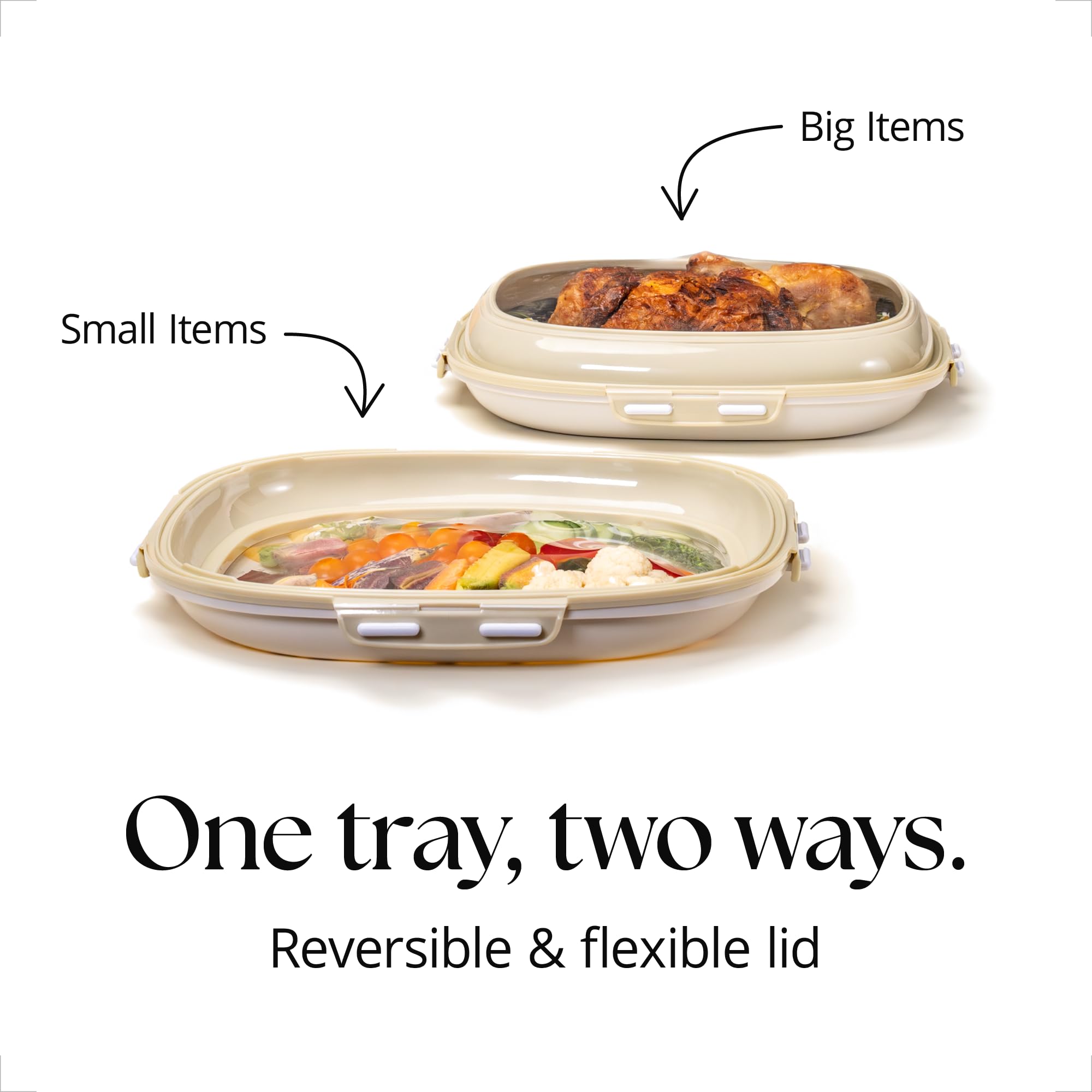 🎁Crudités | Portable Snack Tray | Square 8-Pack