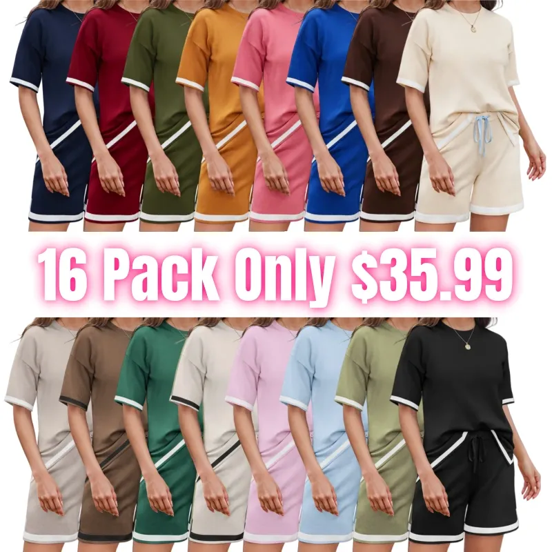 Women's Summer Knit Pajama Set