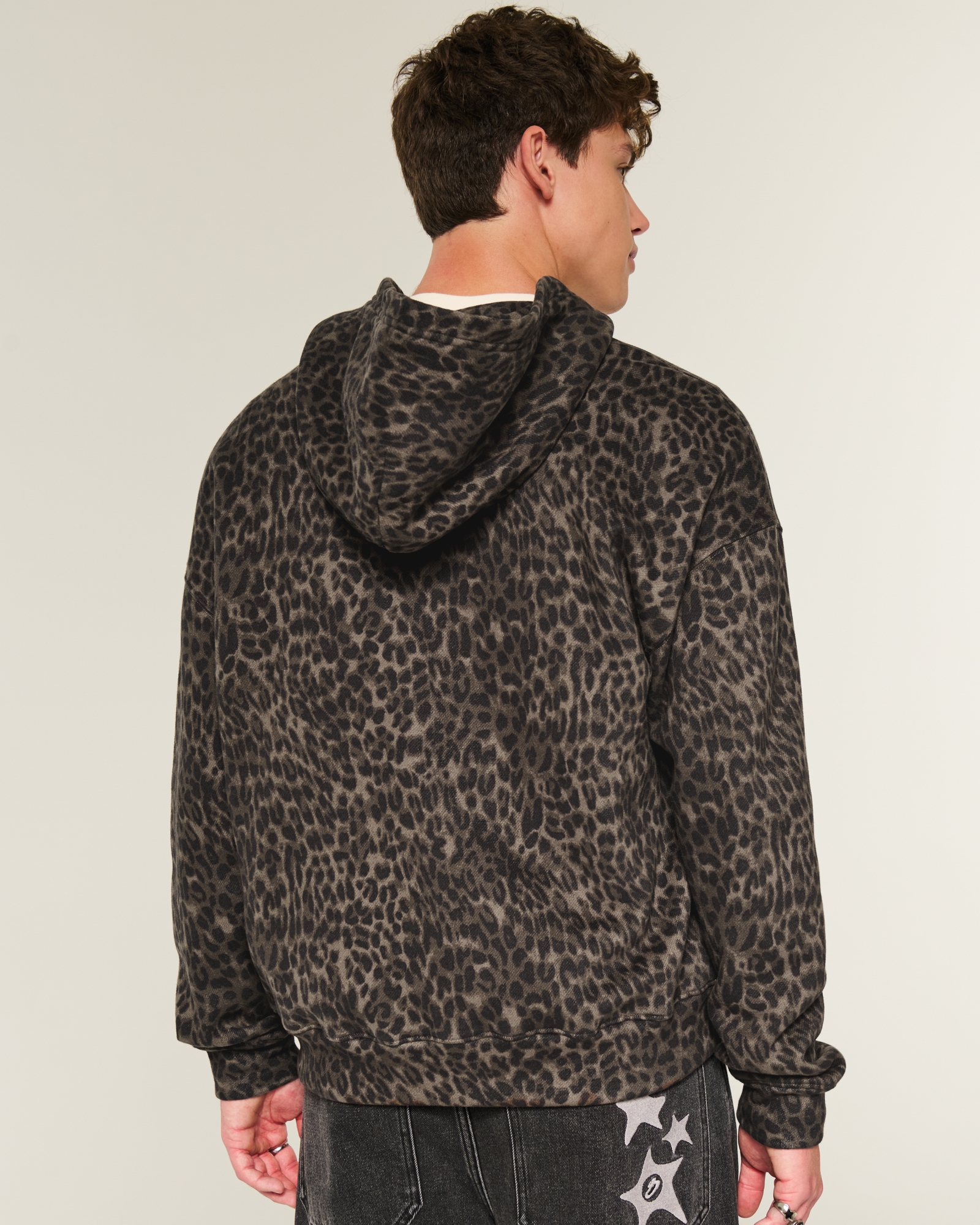 Boxy Zip-Up Hoodie