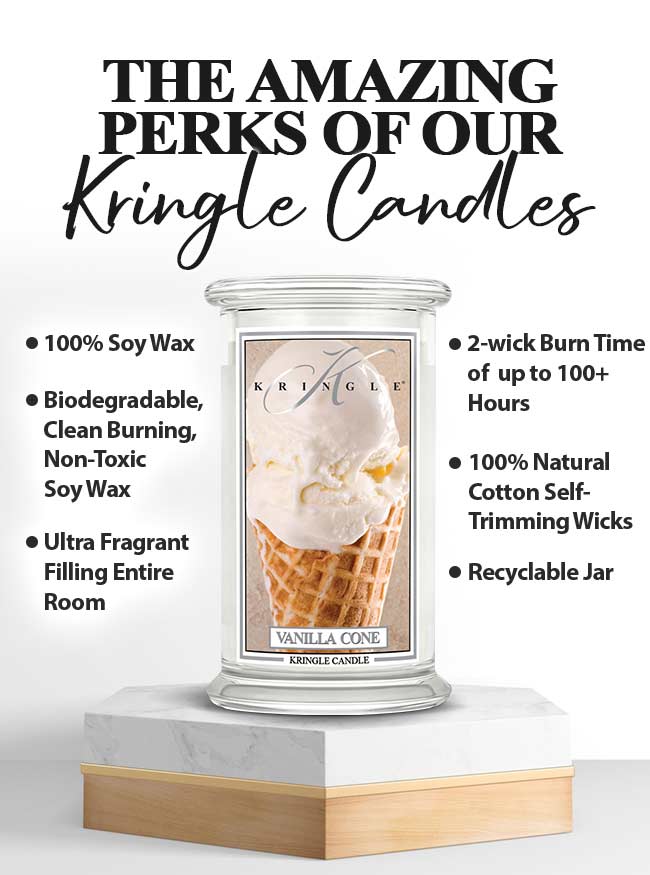Vanilla Cone Large Jar | Soy Candle