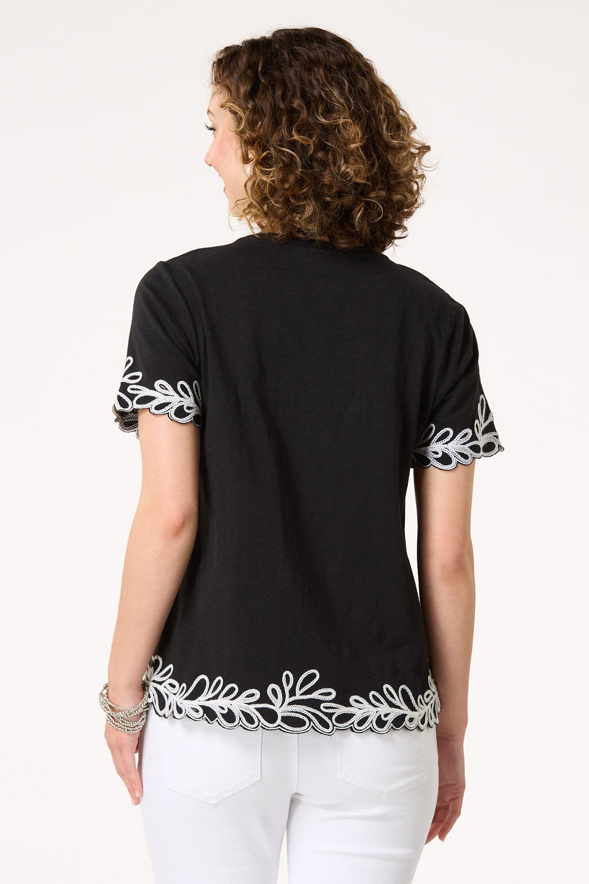 Soutache Trim Top